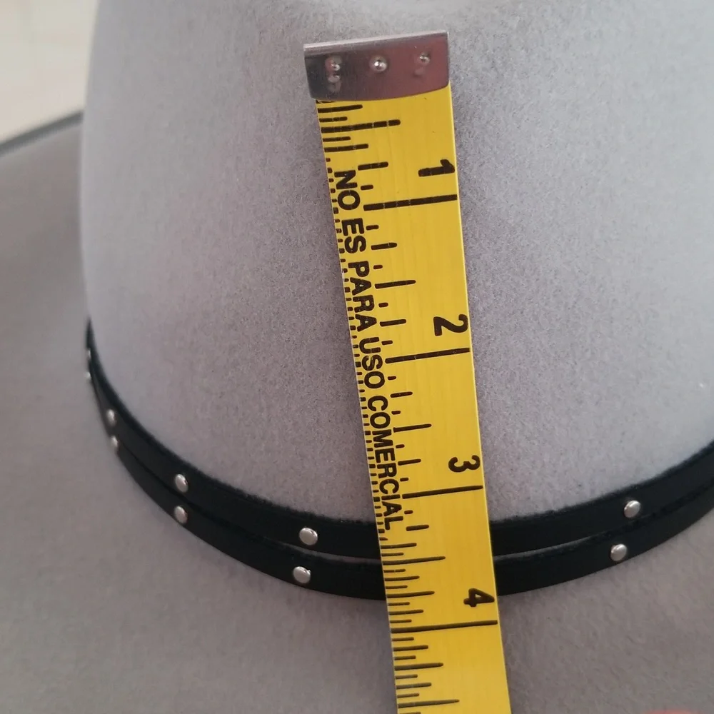 nwt rag & bone Floppy Brim Wool Felt Fedora Hat, Pale Gray